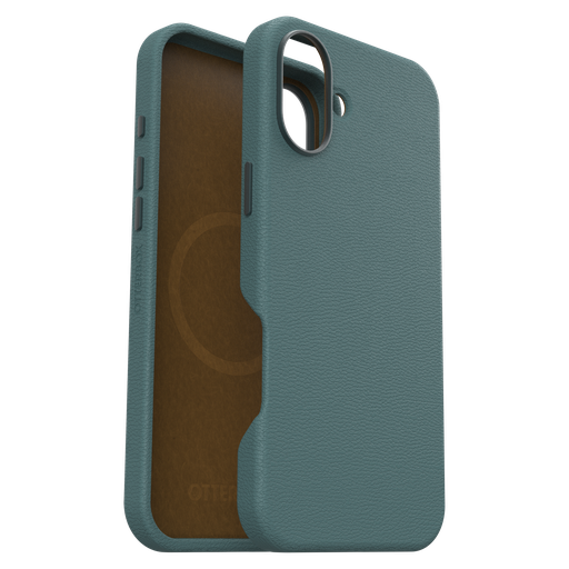 [77-96275] Otterbox - Symmetry Cactus Leather Magsafe Case For Apple Iphone 16 Plus - Juniper Sprig