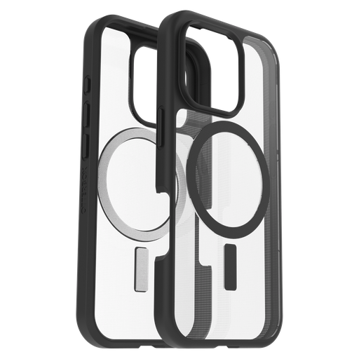 [77-96251] Otterbox - React Magsafe Case For Apple Iphone 16 Pro - Black Crystal