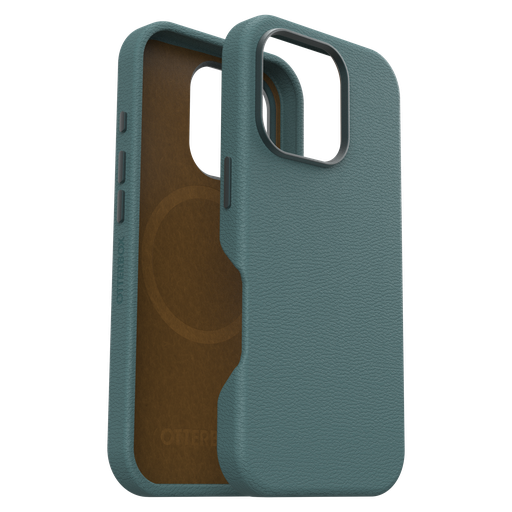 [77-96307] Otterbox - Symmetry Cactus Leather Magsafe Case For Apple Iphone 16 Pro - Juniper Sprig