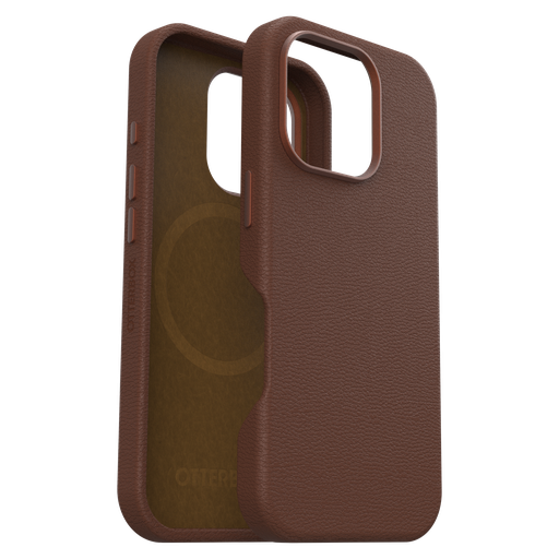 [77-96319] Otterbox - Symmetry Cactus Leather Magsafe Case For Apple Iphone 16 Pro - Rich Adobe