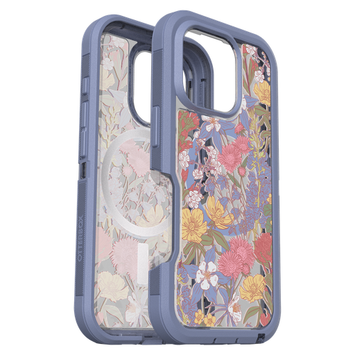 [77-96089] Otterbox - Defender Pro Xt Clear Magsafe Case For Apple Iphone 16 Pro - Co Wildflowers