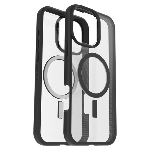 [77-96259] Otterbox - React Magsafe Case For Apple Iphone 16 Pro Max - Black Crystal