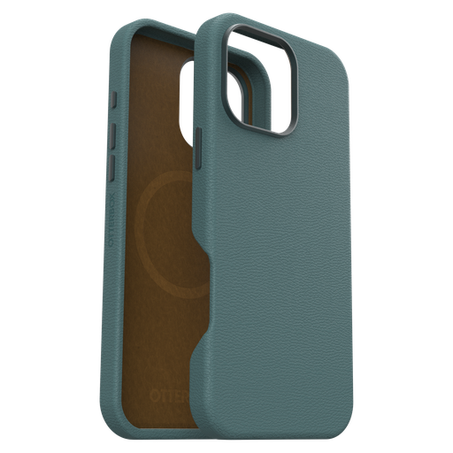 [77-96323] Otterbox - Symmetry Cactus Leather Magsafe Case For Apple Iphone 16 Pro Max - Juniper Sprig
