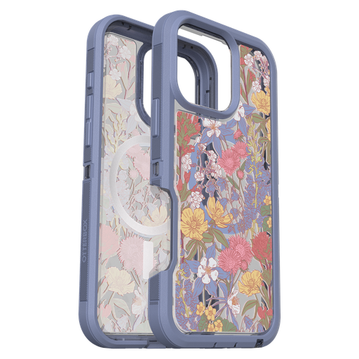 [77-96100] Otterbox - Defender Pro Xt Clear Magsafe Case For Apple Iphone 16 Pro Max - Co Wildflowers