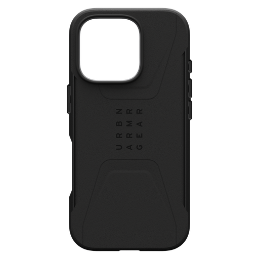 [114444114040] Urban Armor Gear Uag -  Civilian Magsafe Case For Apple Iphone 16 Pro - Black