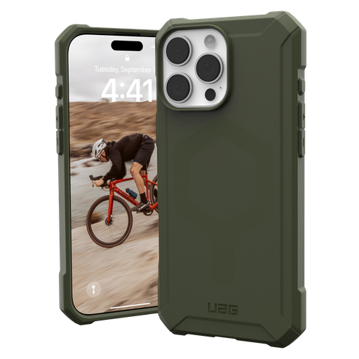[114449117272] Urban Armor Gear Uag -  Essential Armor Magsafe Case For Apple Iphone 16 Pro Max - Olive Drab