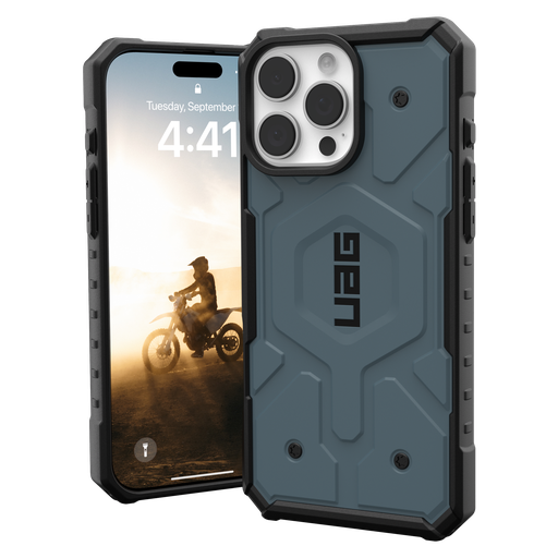 [114469114151] Urban Armor Gear Uag -  Pathfinder Magsafe Case For Apple Iphone 16 Pro Max - Cloud Blue