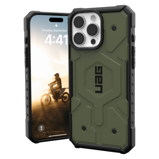 [114469117272] Urban Armor Gear Uag -  Pathfinder Magsafe Case For Apple Iphone 16 Pro Max - Olive Drab