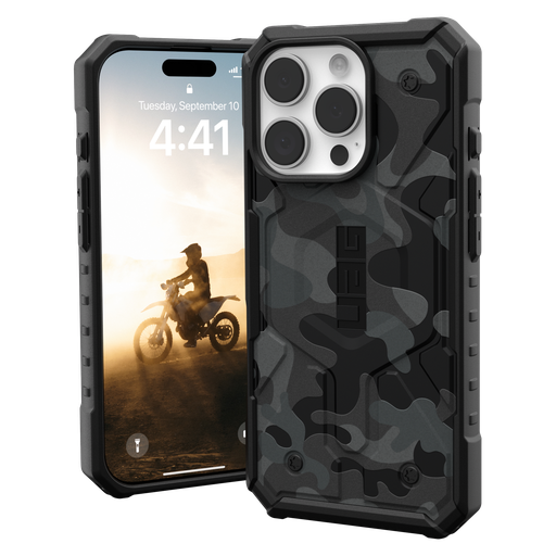 [114471114061] Urban Armor Gear Uag -  Pathfinder Se Magsafe Case For Apple Iphone 16 Pro - Midnight Camo