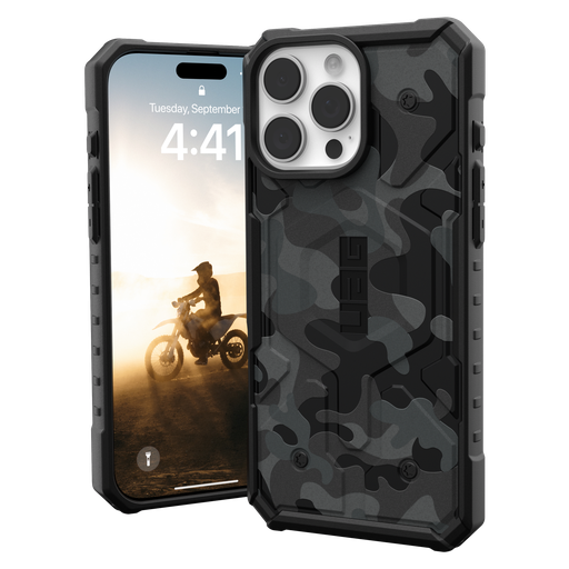 [114472114061] Urban Armor Gear Uag -  Pathfinder Se Magsafe Case For Apple Iphone 16 Pro Max - Midnight Camo