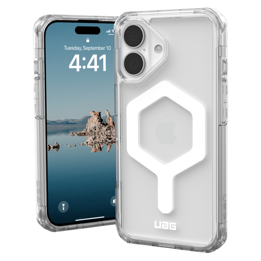 [114482114341] Urban Armor Gear Uag -  Plyo Magsafe Case For Apple Iphone 16 - Ice And White