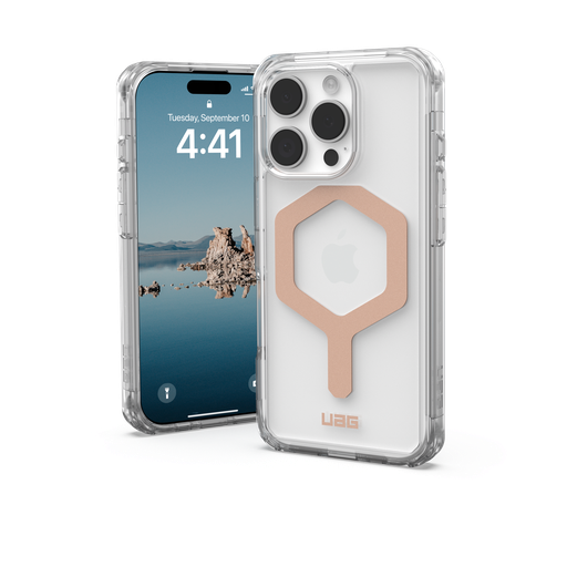 [114480114348] Urban Armor Gear Uag -  Plyo Magsafe Case For Apple Iphone 16 Pro - Ice And Rose Gold