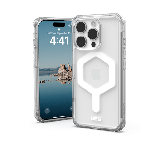 [114480114341] Urban Armor Gear Uag -  Plyo Magsafe Case For Apple Iphone 16 Pro - Ice And White