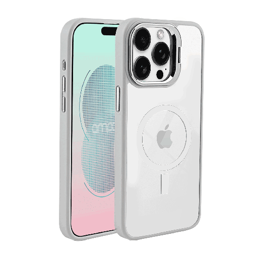 [AA-IPH16PRO-CAMKICK-GRY] Ampd - Acrylic Smoke Camkick Magsafe Case For Apple Iphone 16 Pro - Grey