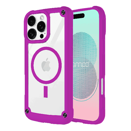 [AA-IPH16PRO-DURABUMP-PURP] Ampd - Durabump Magsafe Case For Apple Iphone 16 Pro - Purple