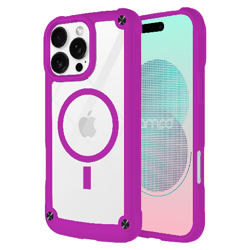 [AA-IPH16PMAX-DURABUMP-PURP] Ampd - Durabump Magsafe Case For Apple Iphone 16 Pro Max - Purple