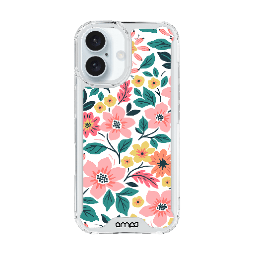[AA-IPHPLS16-HDPRINT-WILDFLWR] Ampd - Tpu   /   Acrylic Hd Print Magsafe Case For Apple Iphone 16 Plus - Wildflower