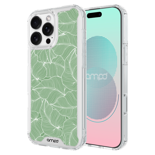 [AA-IPH16PMAX-HDPRINT-PALM] Ampd - Tpu   /   Acrylic Hd Print Magsafe Case For Apple Iphone 16 Pro Max - Palm