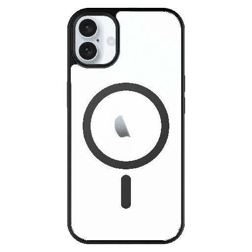 [AA-PLSIPH16-MAGBUMP-BLK] Ampd - Tpu   /   Acrylic Bumper Magsafe Case For Apple Iphone 16 Plus - Black