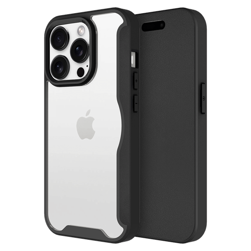 [AA-IPH16PMAX-FLIPWALLET-BLK] Ampd - Tpu   /   Acrylic Wallet Flip Magsafe Case For Apple Iphone 16 Pro Max - Black