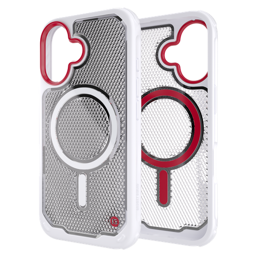 [GGGFRFG218AP01A] Gadget Guard - Reflector Magsafe Case With G-form Protection For Apple Iphone 16 - White