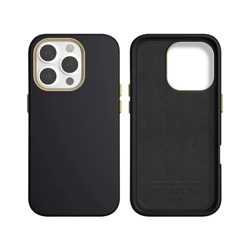 [CS-I16PM-DLT-BK] Dual  Layer Tough Case for iPhone 16 Pro Max - Black