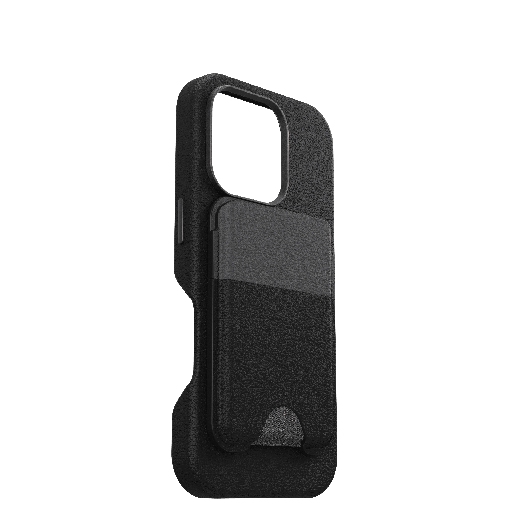 [77-95596] Otterbox - Symmetry Cactus Leather Magsafe Wallet - Noir Ash