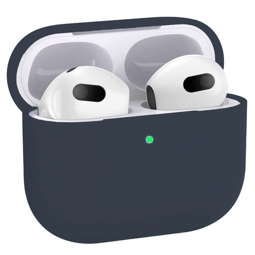 [CS-AP4-PMS-DBL] Premium Silicone Case for AirPods (4th Gen) - Dark Blue