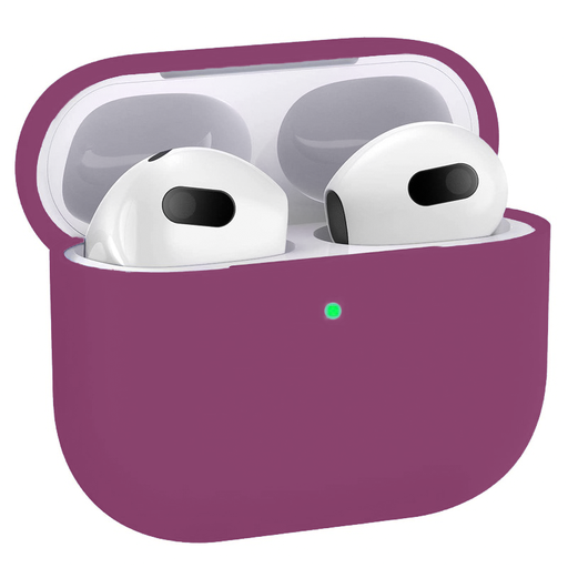 [CS-AP4-PMS-PU] Premium Silicone Case for AirPods (4th Gen) - Purple