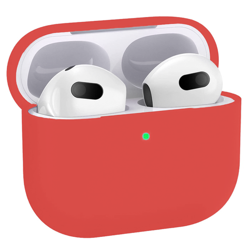[CS-AP4-PMS-RD] Premium Silicone Case for AirPods (4th Gen) - Red