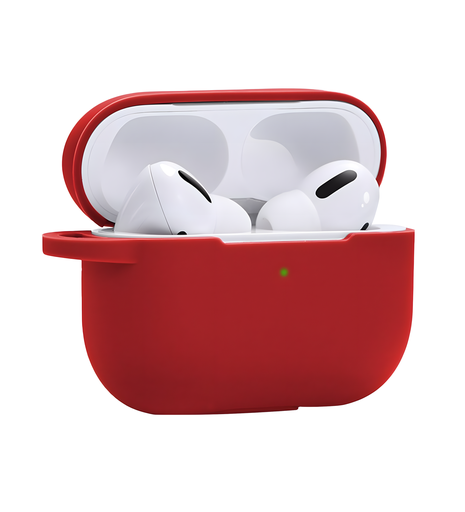 [CS-AP4-PMS-RD] Premium Silicone Case for AirPods (4th Gen) - Red