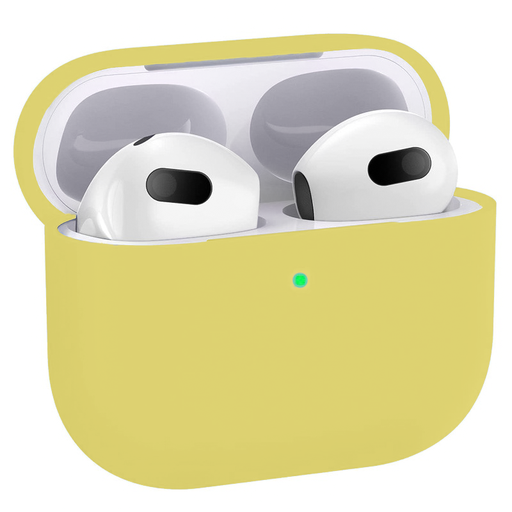 [CS-AP4-PMS-YL] Premium Silicone Case for AirPods (4th Gen) - Yellow