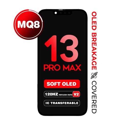 [LCD-I13PM-SOL-120] OLED Assembly for iPhone 13 Pro Max - 120 Hz (MQ8 v2 / Soft OLED) (IC Transferable)