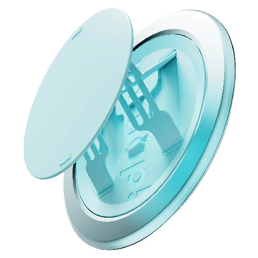 [PH-S4C-ELT-001] Ohsnap - Snap 4 Colors Phone Grip - Electric Teal