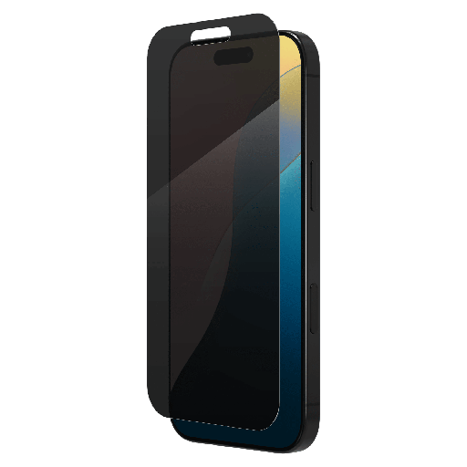 [200114868] Zagg - Invisible Shield Glass Elite Privacy Screen Protector For Apple Iphone 16 Pro - Clear