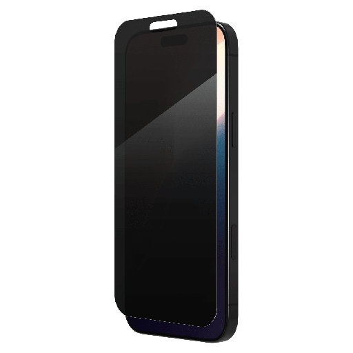 [200114869] Zagg - Invisible Shield Glass Elite Privacy Screen Protector For Apple Iphone 16 Pro Max - Clear