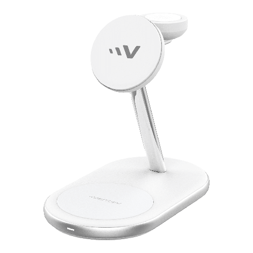 [Q2SSTAND3-266626] Ventev - Qi2 Wireless 3-1 Desk Mount - White