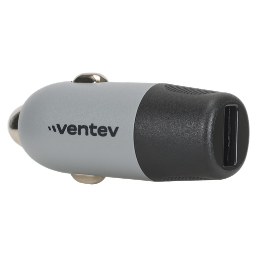 [CC12-HDBX-82317] Ventev - 12w Usb A Universal Car Charger - Dark Gray