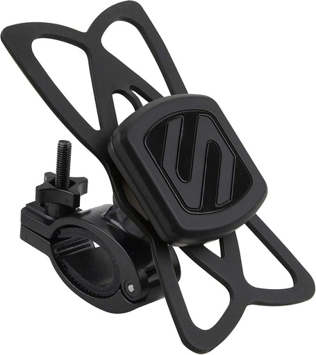 [AC-SCS-BM] Scosche Handlebar Bike Phone Mount with Integrated MagicMount, Protective Safety Bands, and Adjustable Clamp for Mobile Device