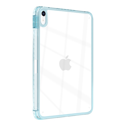 [CS-IP10-TCE-BL] Transparent Colored Edge Case for iPad 11 (2025) / iPad 10 (2022) - Blue