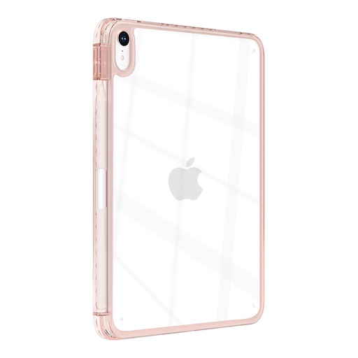 [CS-IP10-TCE-PN] Transparent Colored Edge Case for iPad 11 (2025) / iPad 10 (2022) - Pink