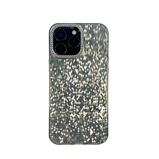 [CS-I16PM-GSH-BK] Glamor Shiny Case for iPhone 16 Pro Max - Black