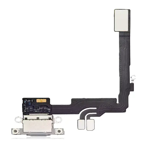 [SP-I16P-CPB-WH] Charging Port Flex Cable Compatible For iPhone 16 Pro (Premium) (White Titanium)