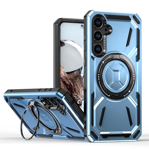 [CS-A35-ARSC-LBL] Armor Rotate Stand Case with Magsafe for Galaxy A35 - Light Blue