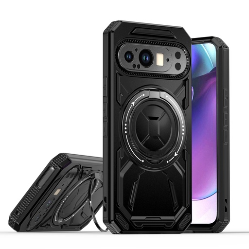 [CS-GP9-ARSC-BK] Armor Rotate Stand Case with Magsafe for Google Pixel 9 - Black