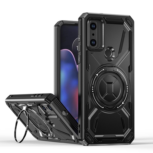 [CS-XT2165-ARSC-BK] Armor Rotate Stand Case with Magsafe for MOTO G POWER 2022 (XT2165) / G PLAY 2023 (XT2271-5) - Black