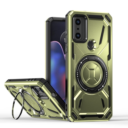 [CS-XT2165-ARSC-AGR] Armor Rotate Stand Case with Magsafe for MOTO G POWER 2022 (XT2165) / G PLAY 2023 (XT2271-5) - Army Green