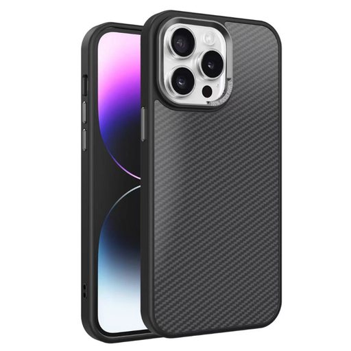 [CS-I16PM-CRB-BK] Carbon Fiber Texture Case with Magsafe for  iPhone 16 Pro Max - Black