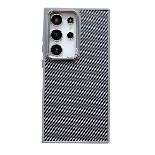 [CS-S24U-CRB-GY] Carbon Fiber Texture Case with Magsafe for  Samsung S24 Ultra - Gray
