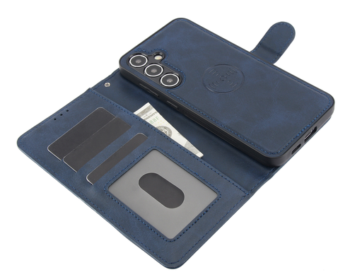 [CS-S25P-CMC-NA] Classic Magnet Wallet Case for Galaxy S25 Plus / S24 Plus - Navy Blue